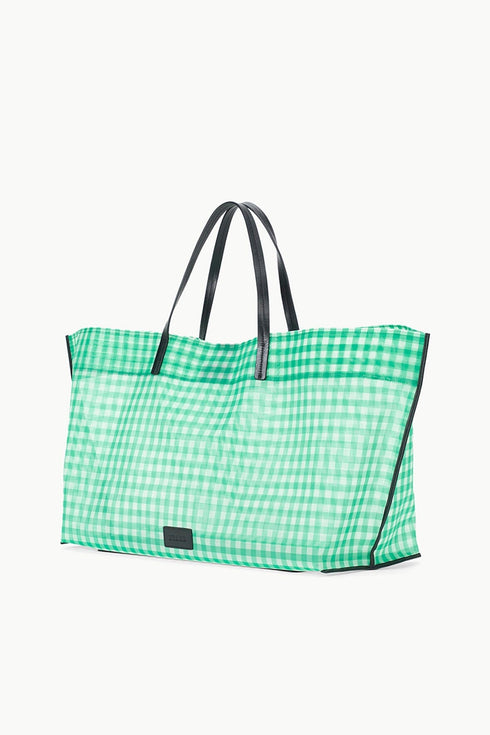 Go to CHRISTOS LARGE MESH TOTE JADE GINGHAM view 2