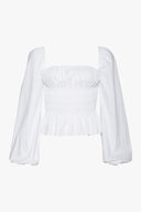 FAYE TOP | WHITE