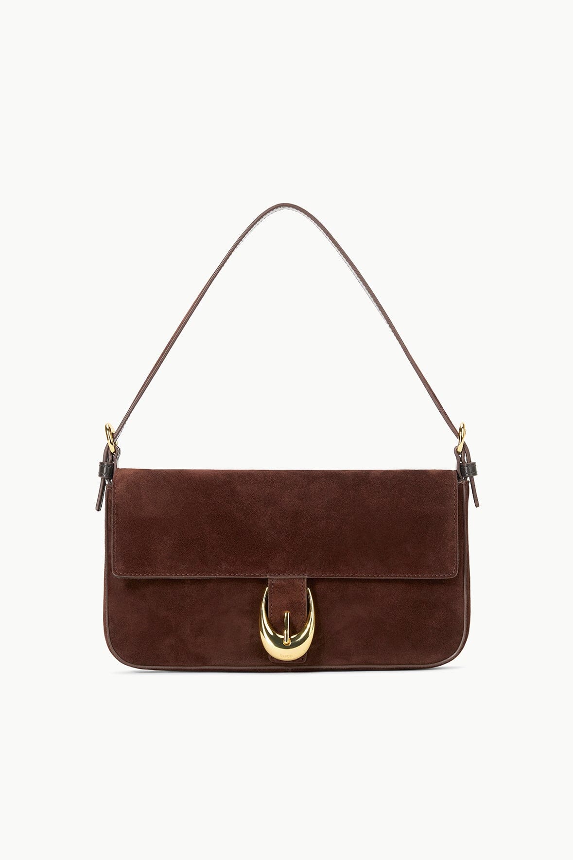 Image HARLOW BAG | MAHOGANY SUEDE 1 of 6 and Clicking this image will trigger a zoom pop-up