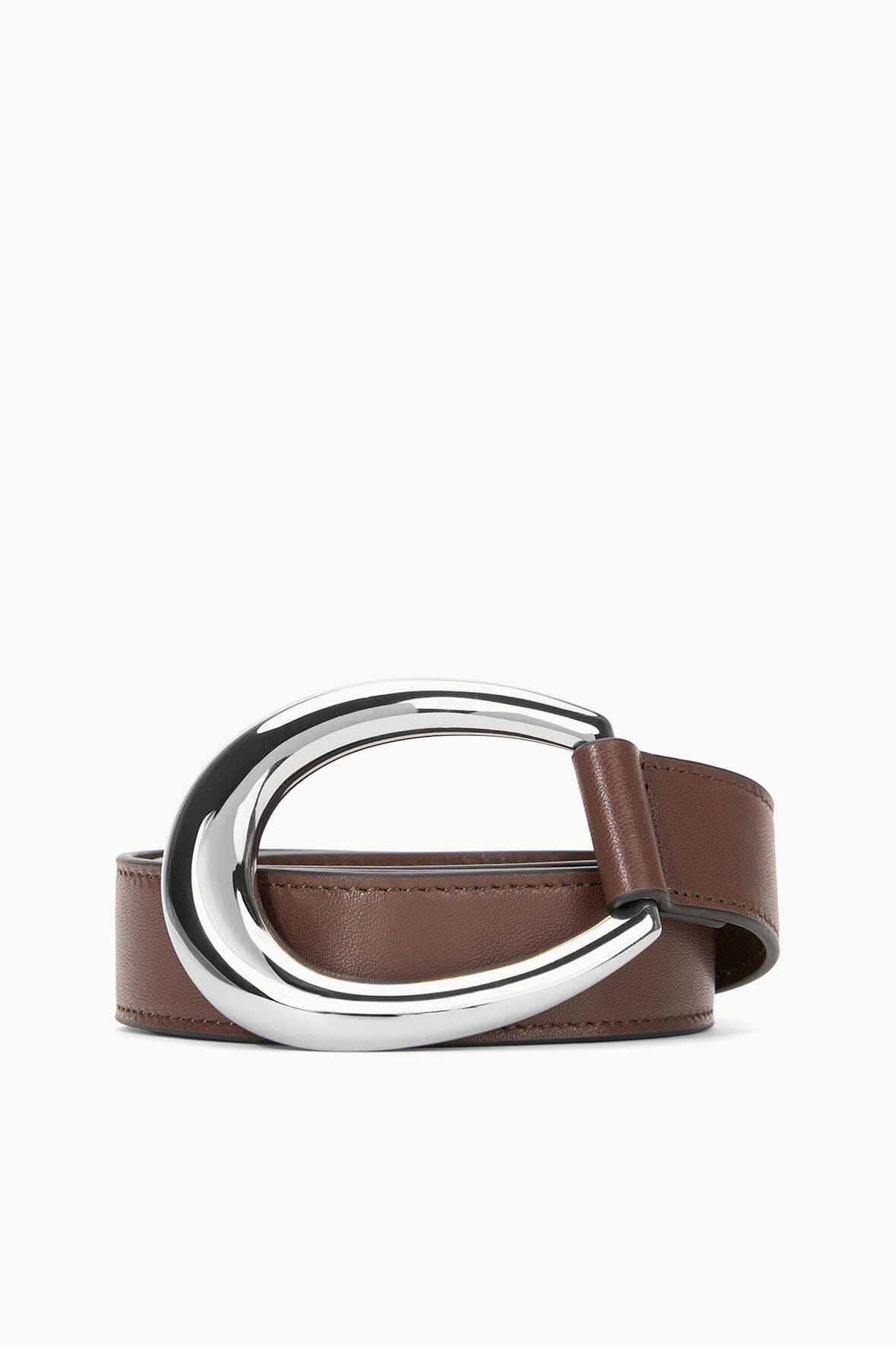 Image 30MM WRAP BELT | MAHOGANY SILVER 1 of 3 and Clicking this image will trigger a zoom pop-up