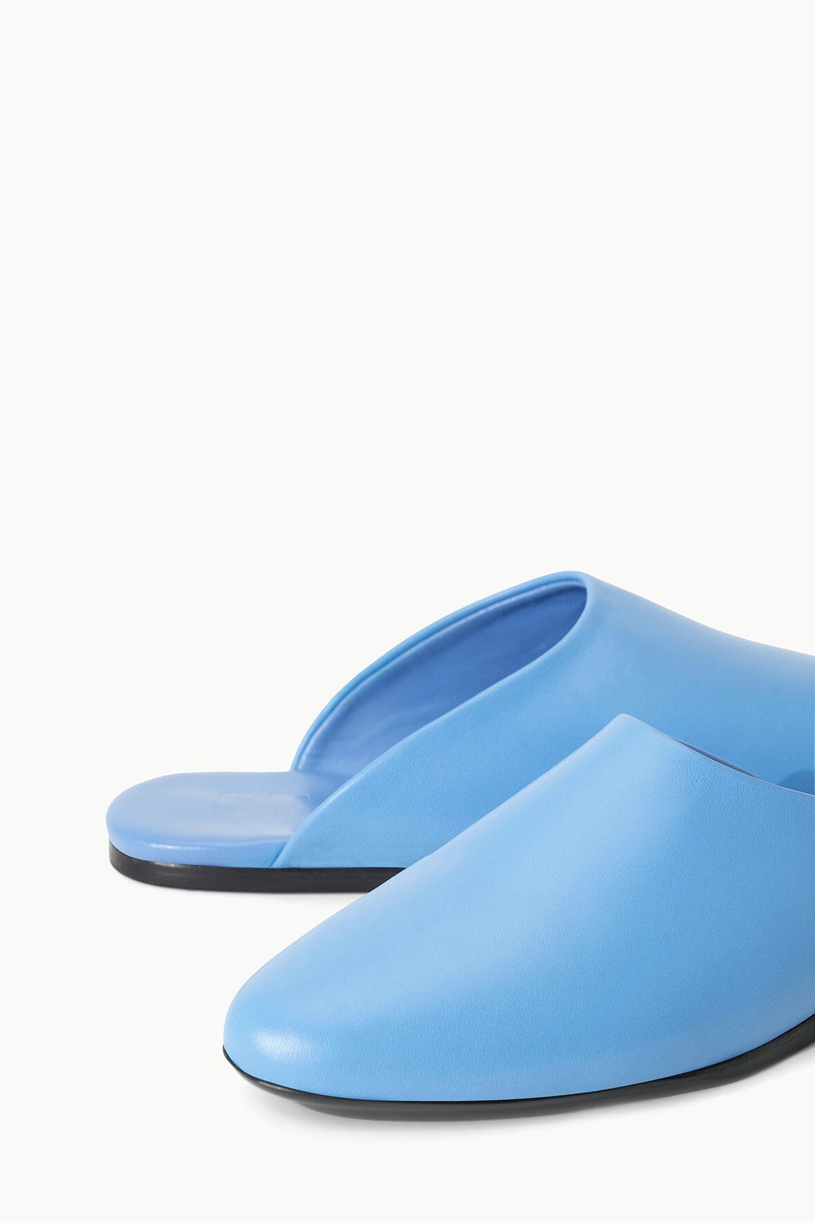 Blue clearance mule slippers