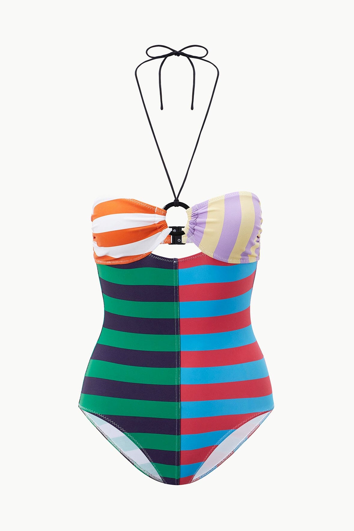 ACE RING ONE PIECE CABANA STRIPE MULTI ACE RING ONE PIECE CABANA STRIPE MULTI