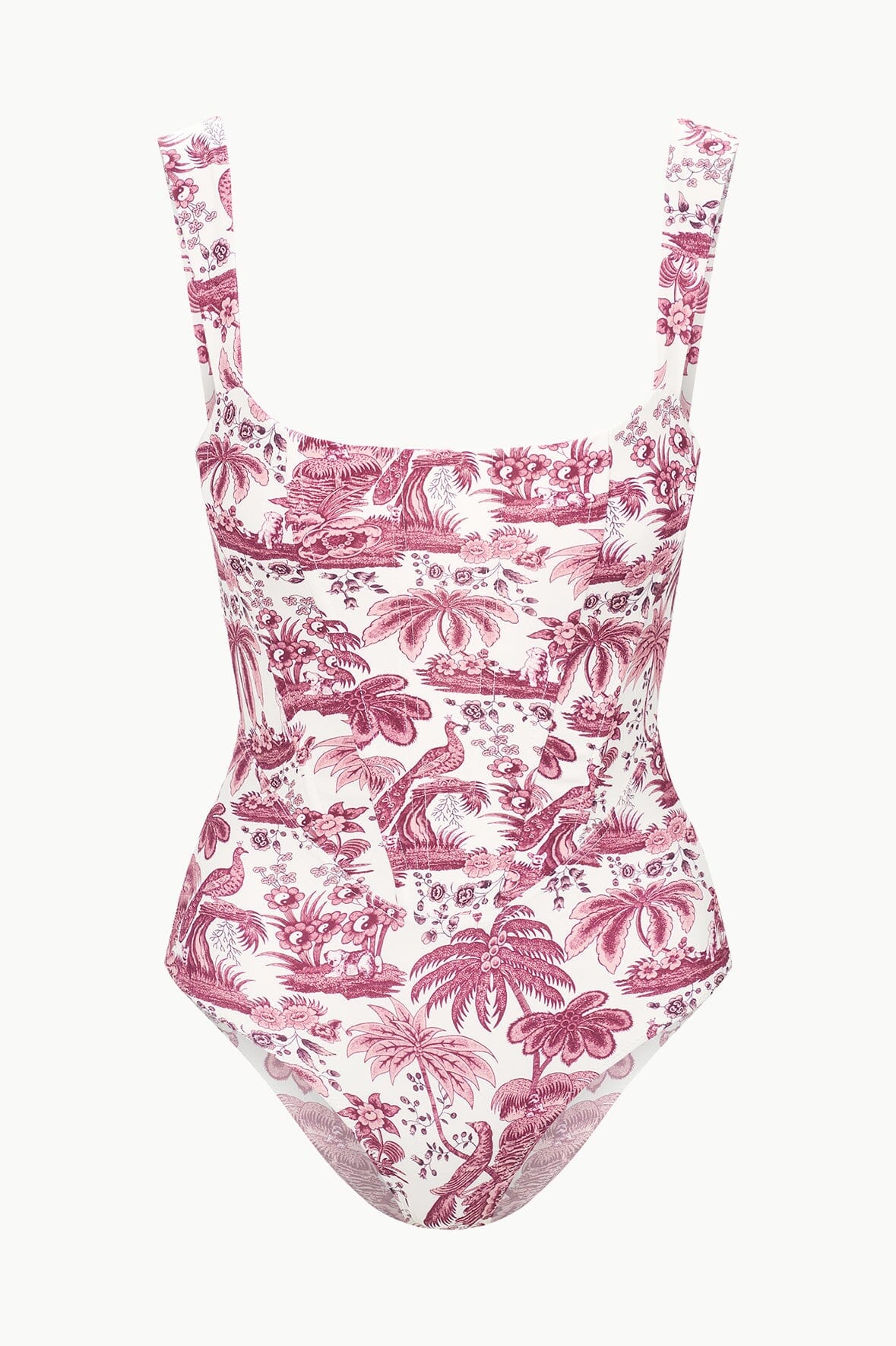 Image ADELAIDE ONE PIECE | BORDEAUX TOILE 5 of 5 and Clicking this image will trigger a zoom pop-up