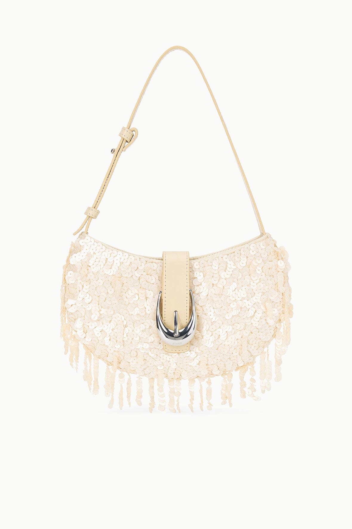 Image ALANA BAG | CREAM FRINGE 1 of 7 and Clicking this image will trigger a zoom pop-up