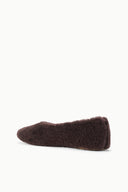 Image ALBA BALLET FLAT | ESPRESSO SHEARLING 5 of 7