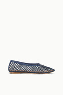 Image ALBA BALLET FLAT | NAVY NETTING 1 of 7