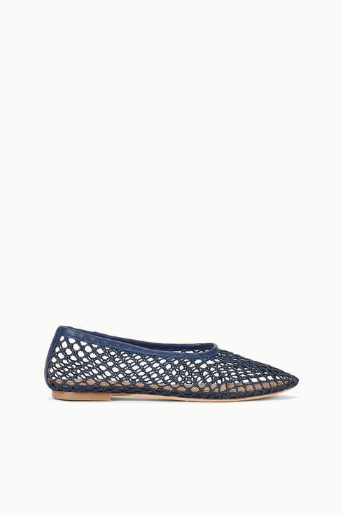 Go to ALBA BALLET FLAT NAVY NETTING view 1