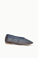 Image ALBA BALLET FLAT | NAVY NETTING 3 of 7
