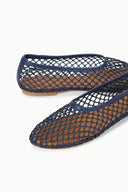 Image ALBA BALLET FLAT | NAVY NETTING 6 of 7