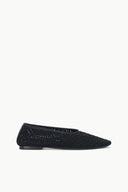 Image ALBA BALLET FLAT | BLACK CROCHET 1 of 7