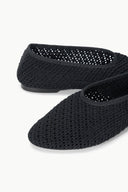 Image ALBA BALLET FLAT | BLACK CROCHET 6 of 7