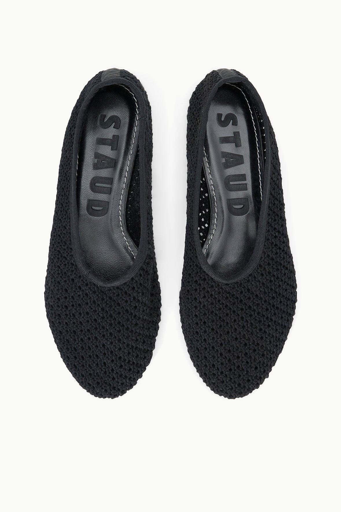 Image ALBA BALLET FLAT | BLACK CROCHET 7 of 7 and Clicking this image will trigger a zoom pop-up