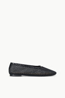 Image ALBA BALLET FLAT | BLACK CRYSTAL MESH 1 of 7