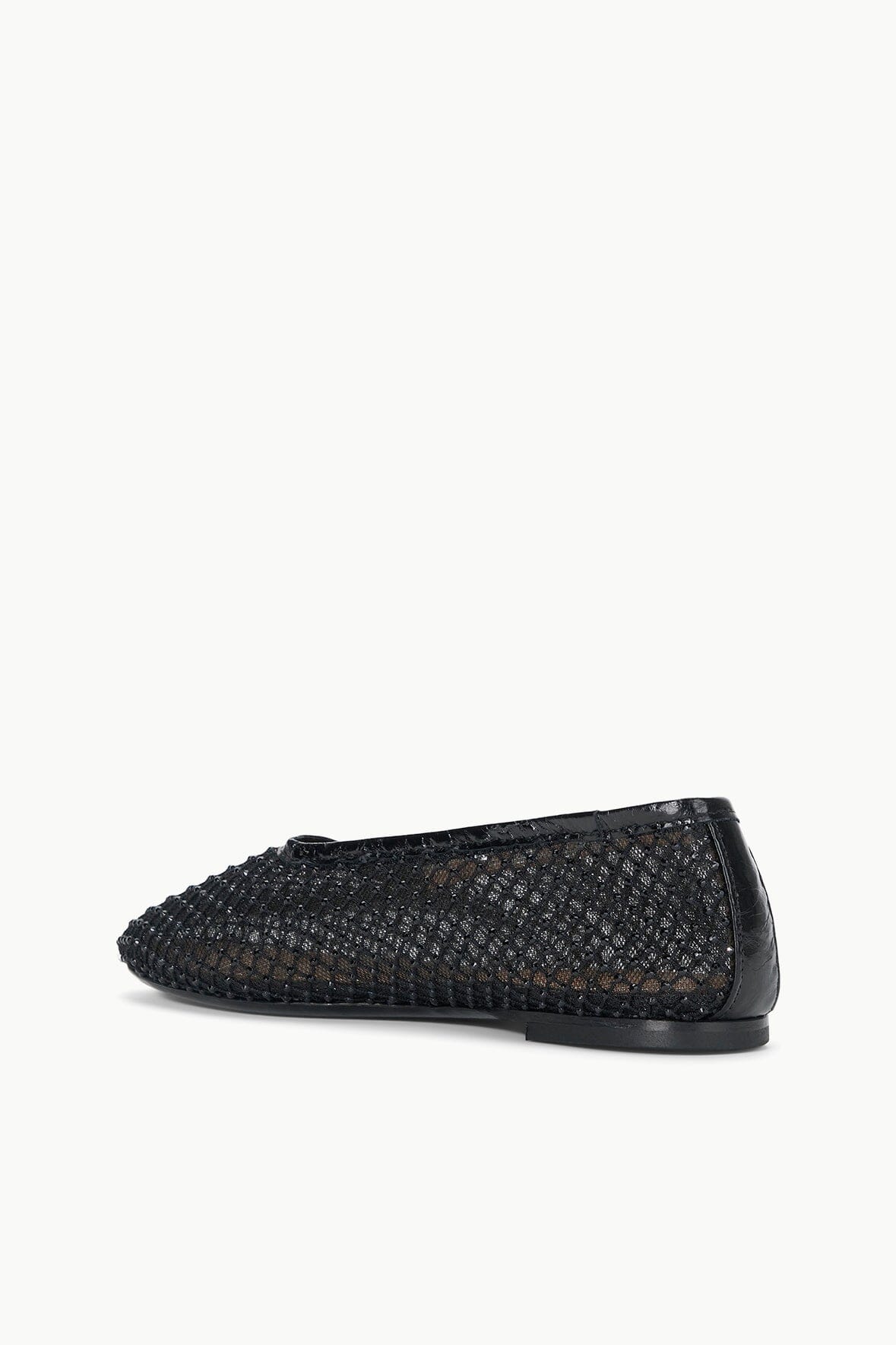 Image ALBA BALLET FLAT | BLACK CRYSTAL MESH 5 of 7 and Clicking this image will trigger a zoom pop-up