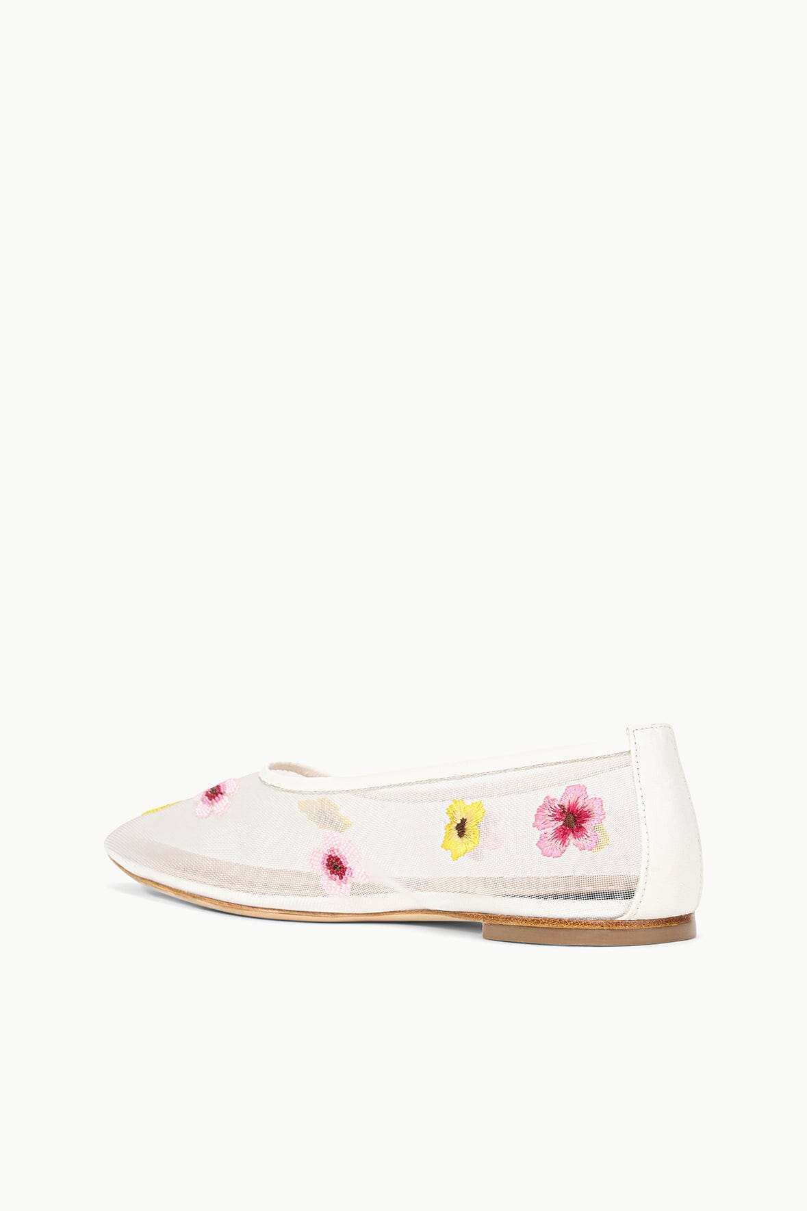 Image ALBA BALLET FLAT | BLOSSOM FLORAL MESH 5 of 8 and Clicking this image will trigger a zoom pop-up