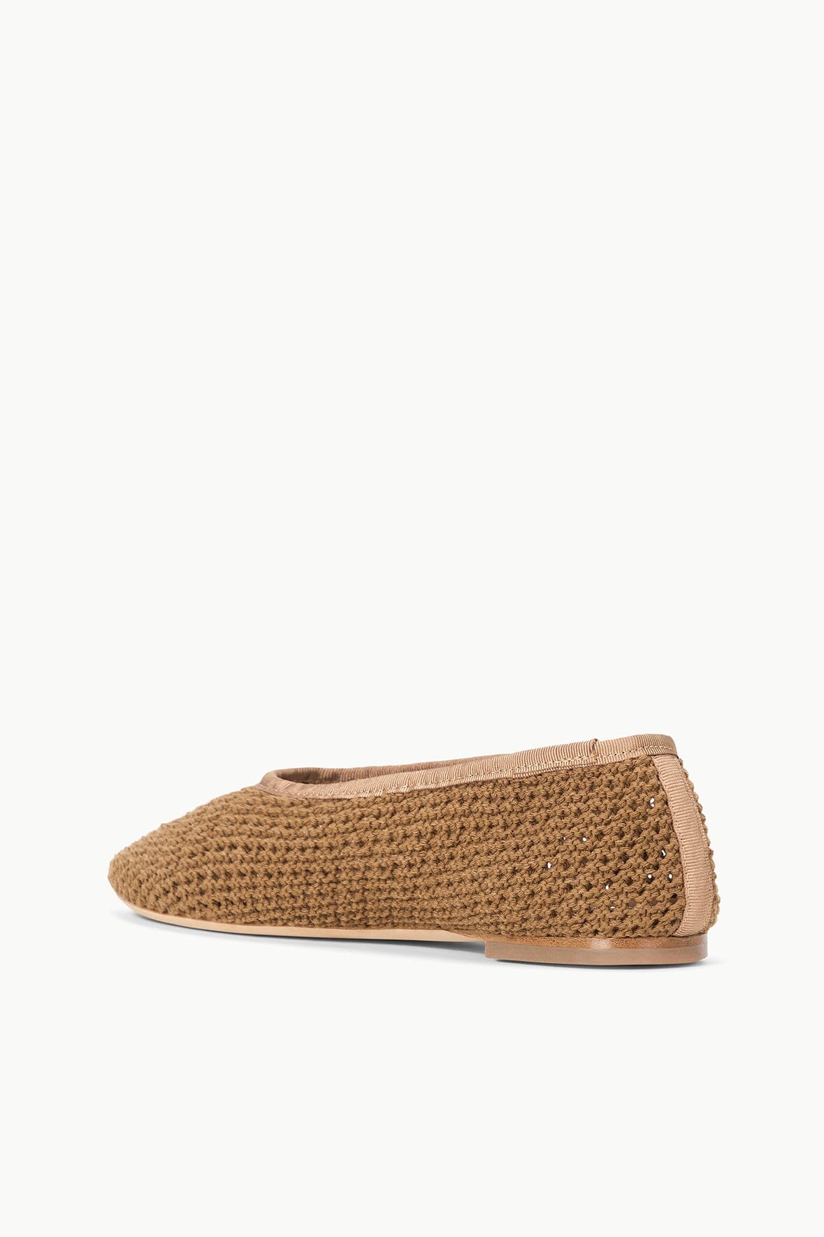 Image ALBA BALLET FLAT | CAMEL CROCHET 4 of 7 and Clicking this image will trigger a zoom pop-up