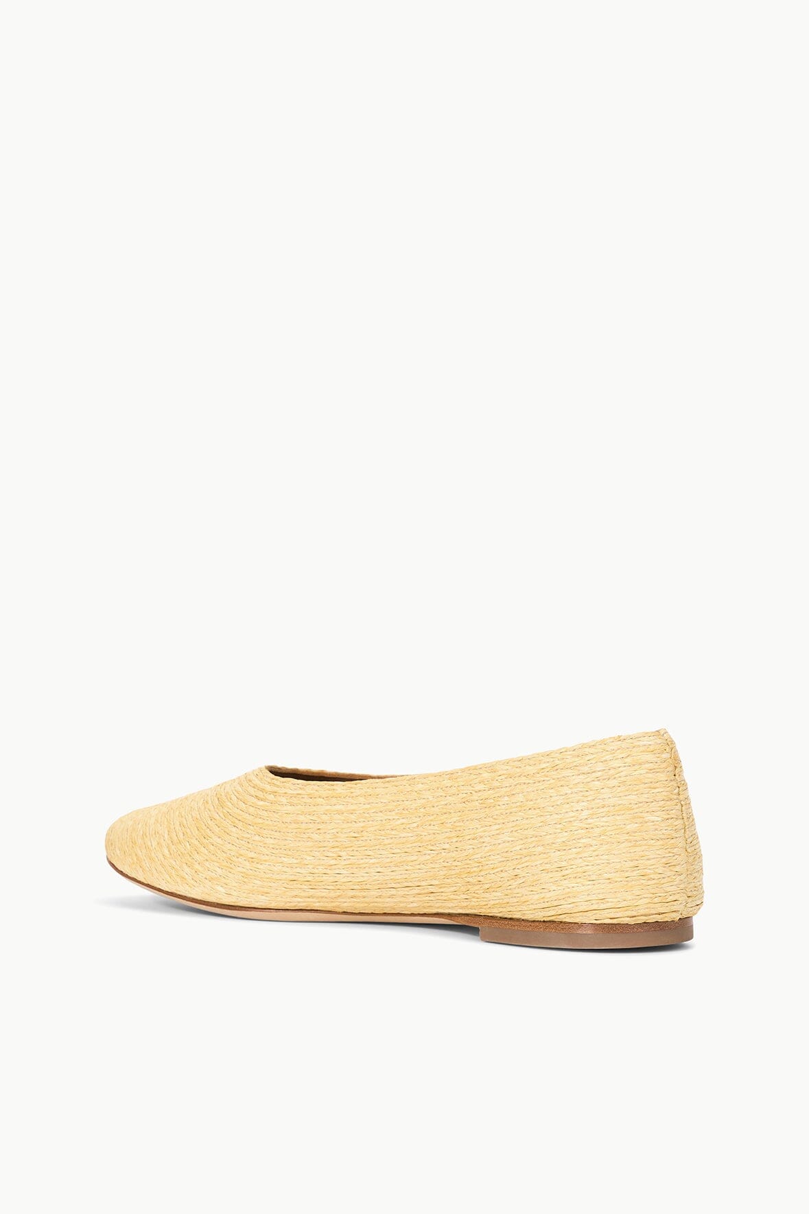 Image ALBA BALLET FLAT | NATURAL RAFFIA 4 of 6 and Clicking this image will trigger a zoom pop-up