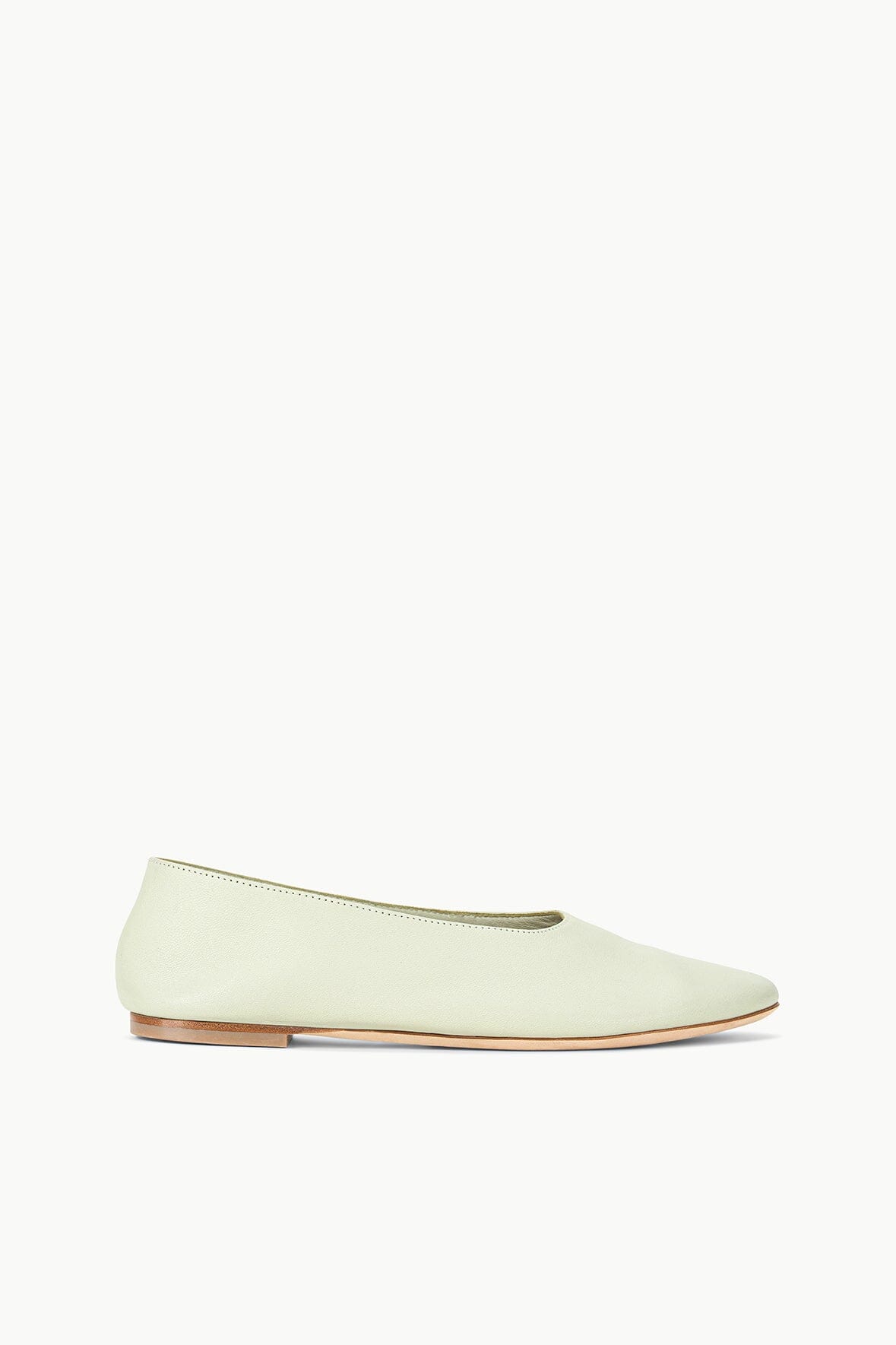 Image ALBA BALLET FLAT | PALE JADE 1 of 7 and Clicking this image will trigger a zoom pop-up