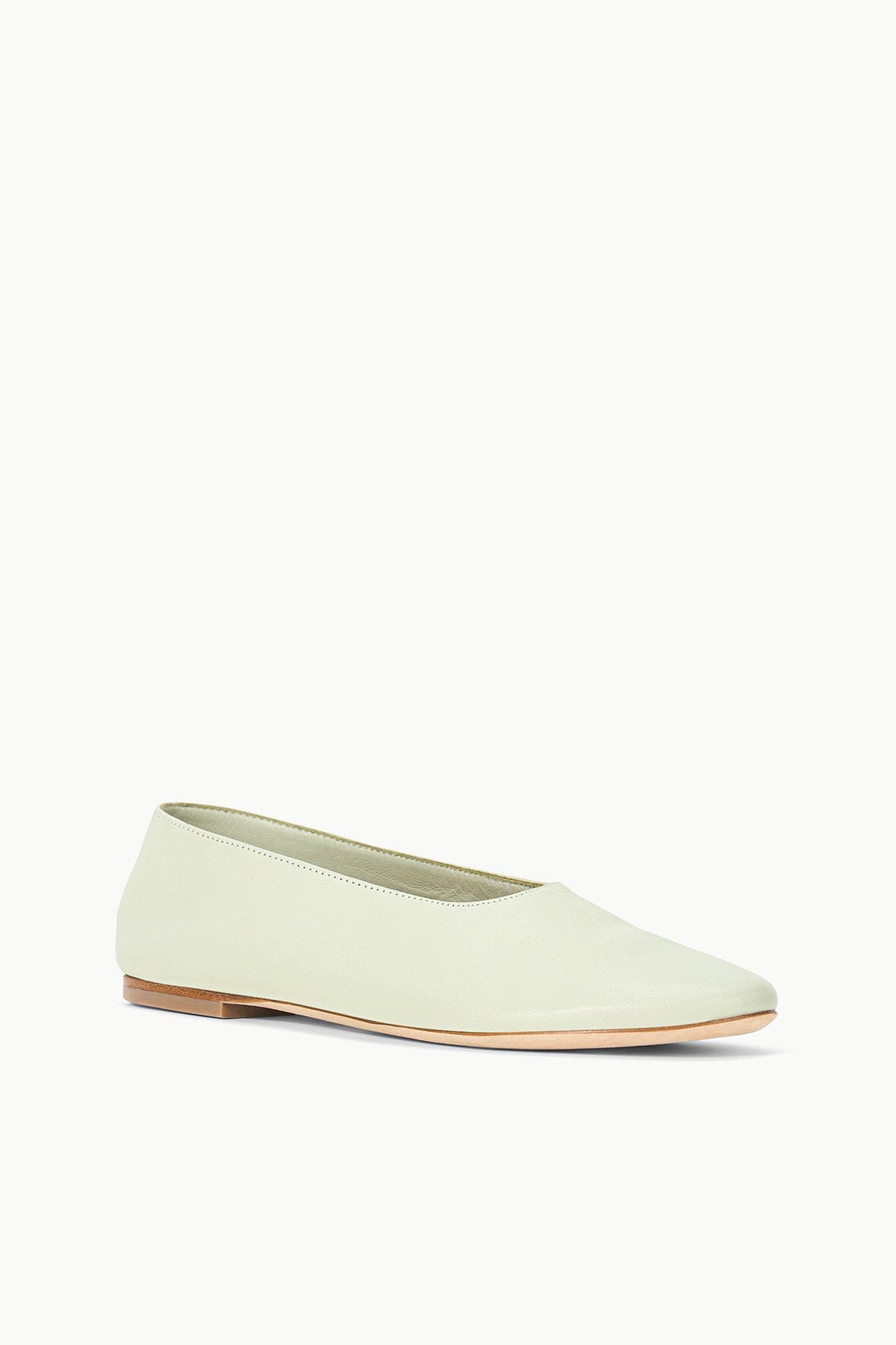 Image ALBA BALLET FLAT | PALE JADE 3 of 7 and Clicking this image will trigger a zoom pop-up