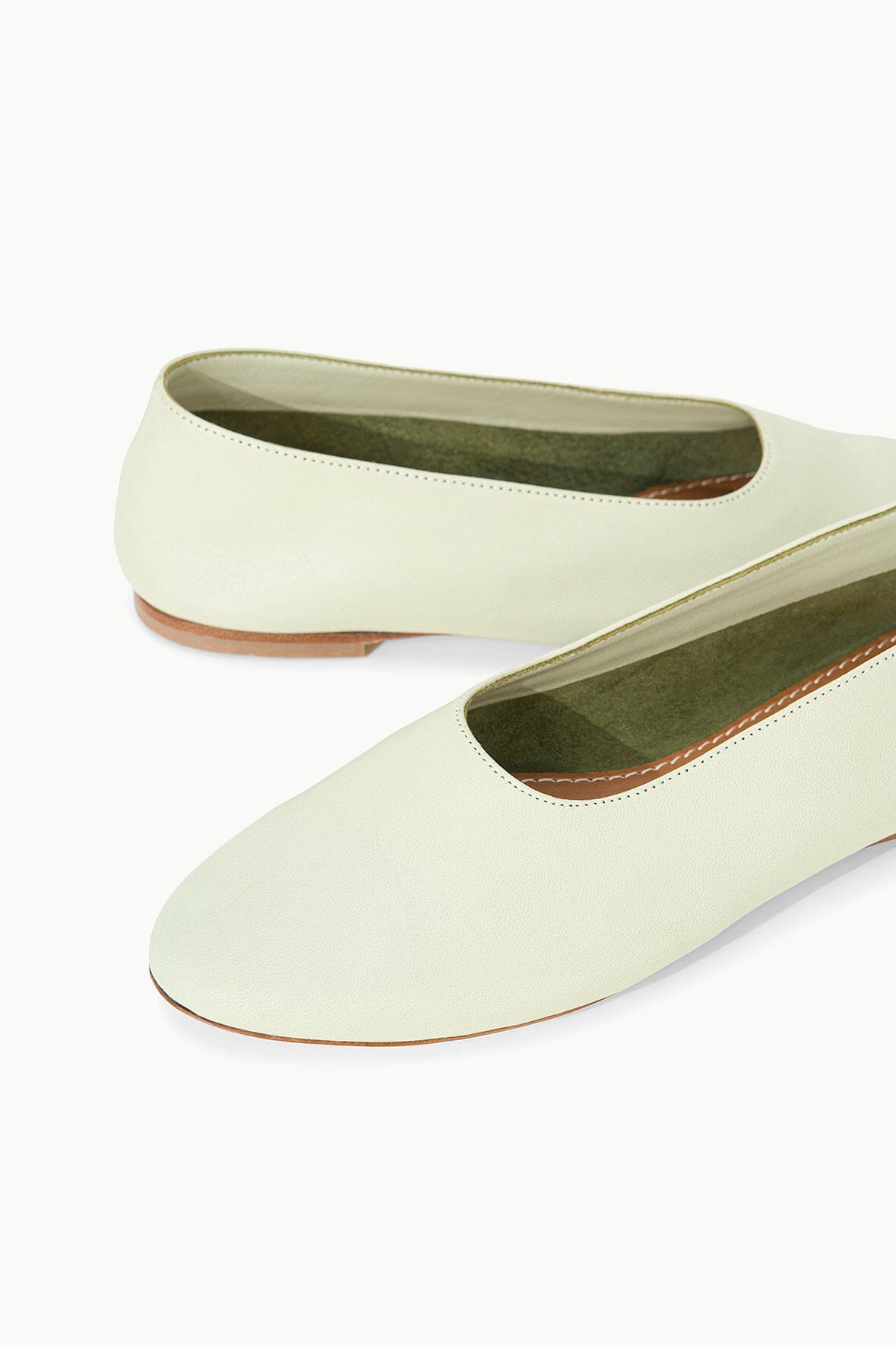 Image ALBA BALLET FLAT | PALE JADE 6 of 7 and Clicking this image will trigger a zoom pop-up