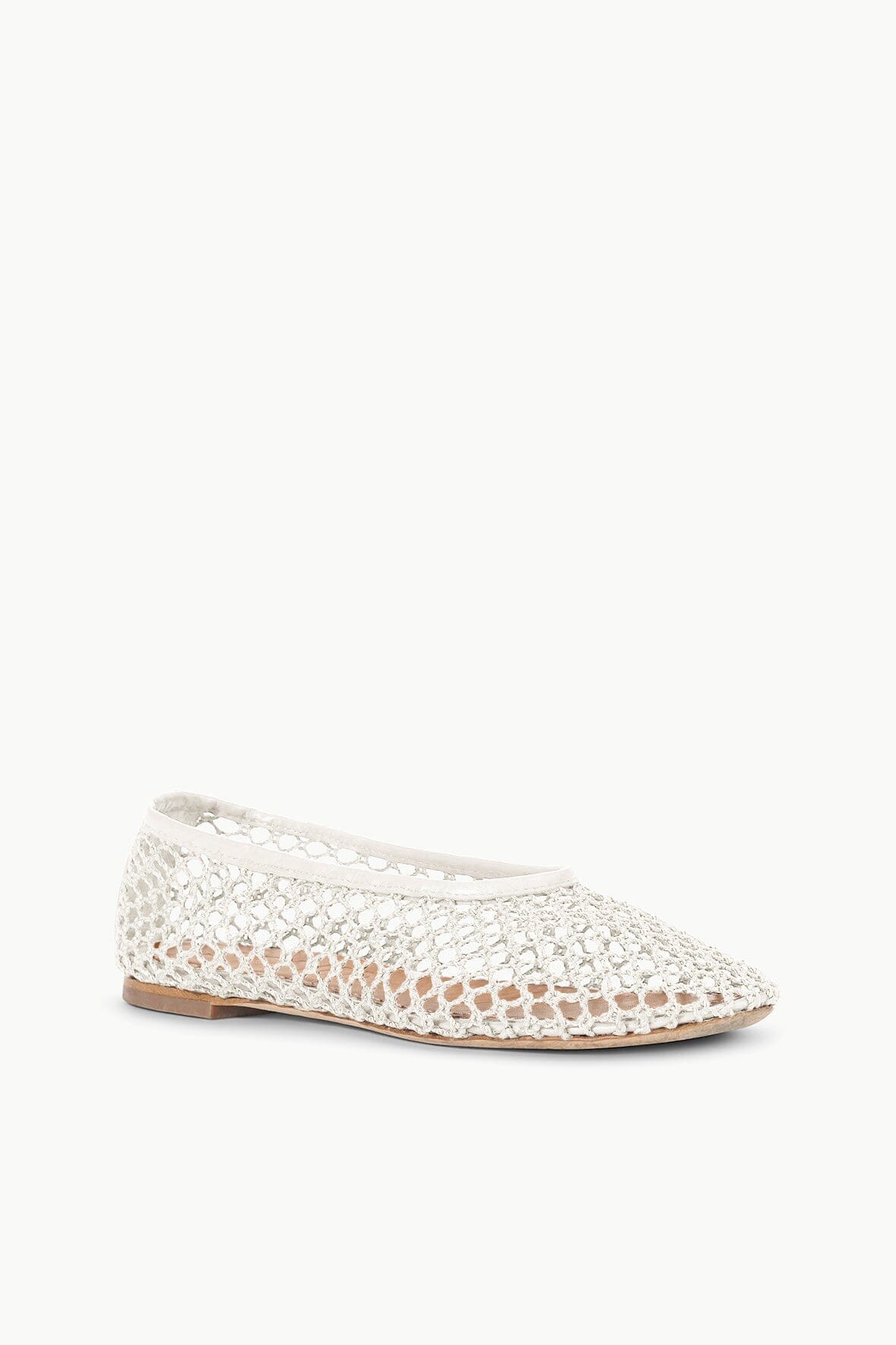 Image ALBA BALLET FLAT | PAPER NETTING 2 of 4 and Clicking this image will trigger a zoom pop-up