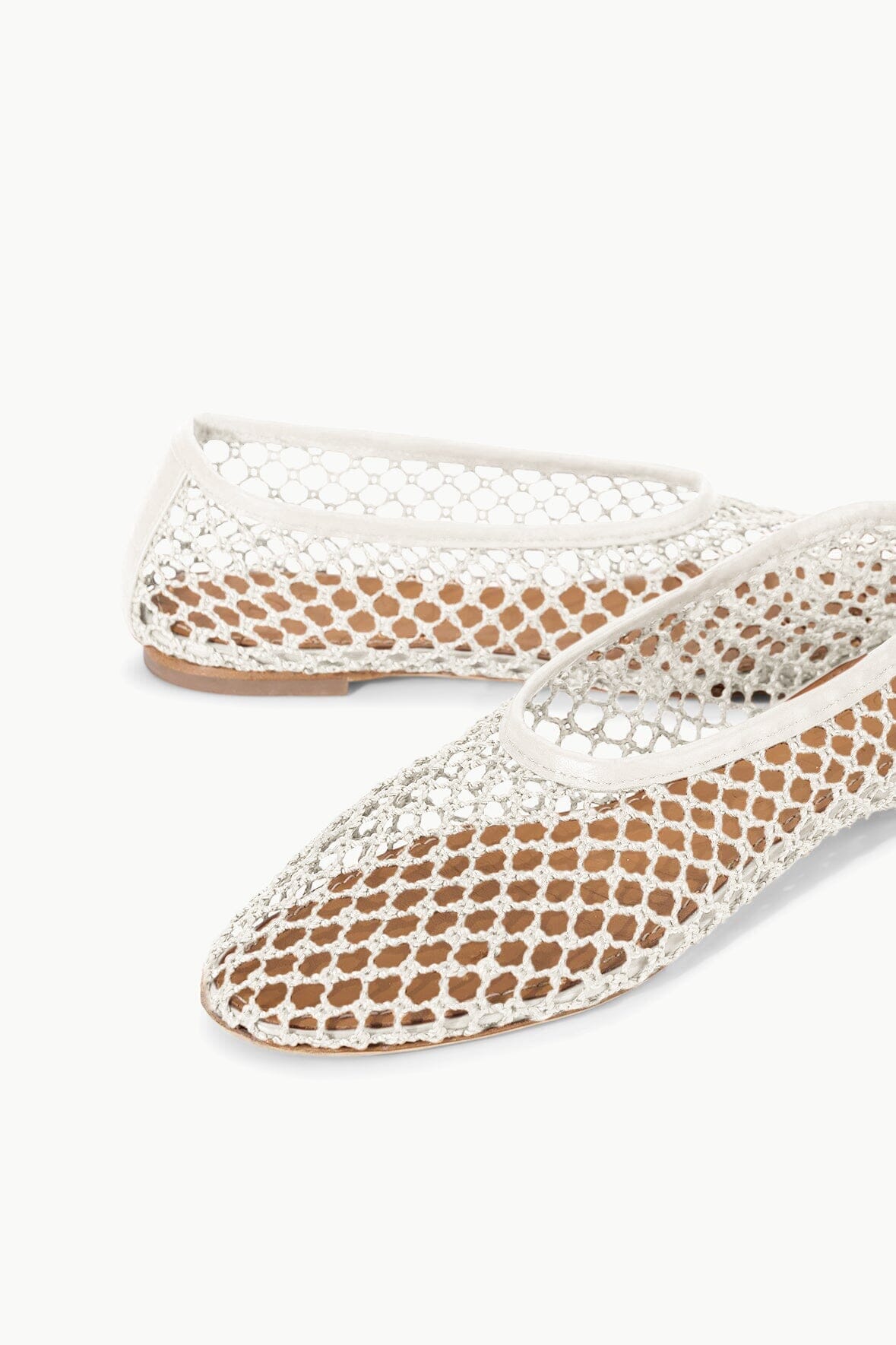 Image ALBA BALLET FLAT | PAPER NETTING 3 of 4 and Clicking this image will trigger a zoom pop-up