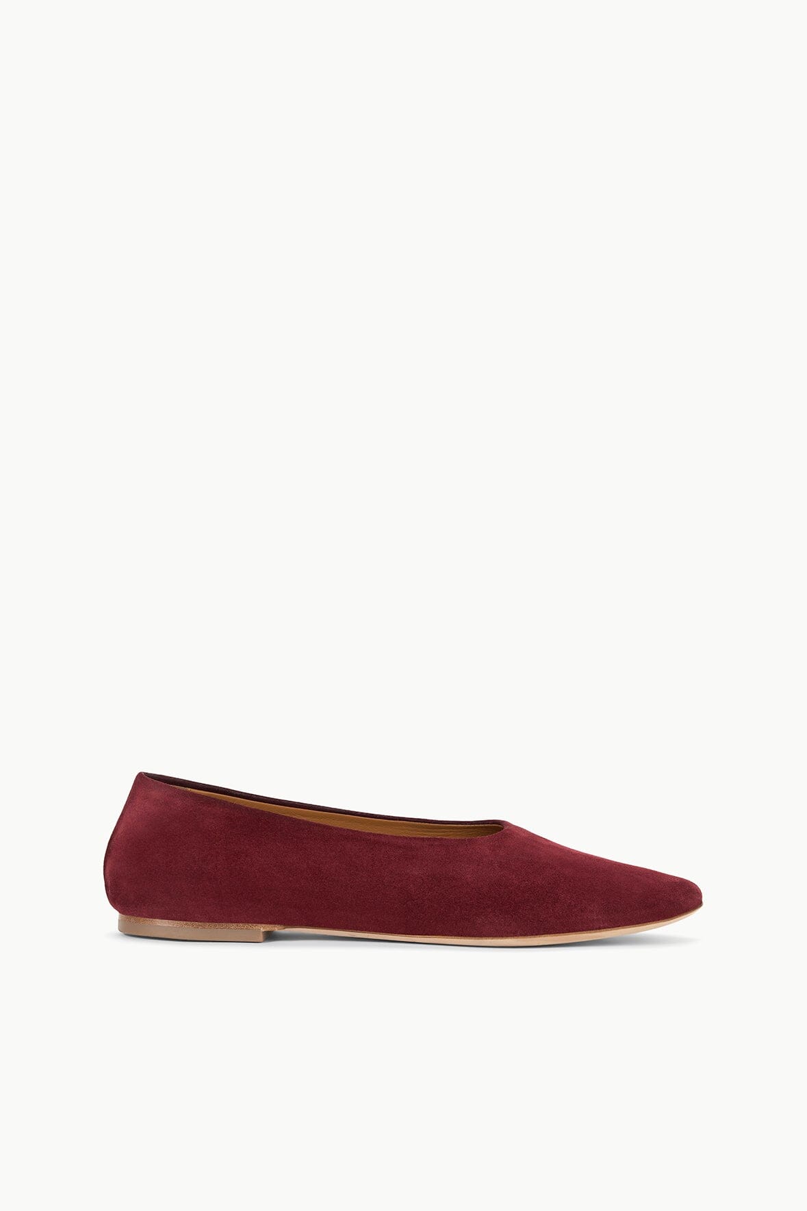 Image ALBA BALLET FLAT | PINOT SUEDE 1 of 7 and Clicking this image will trigger a zoom pop-up