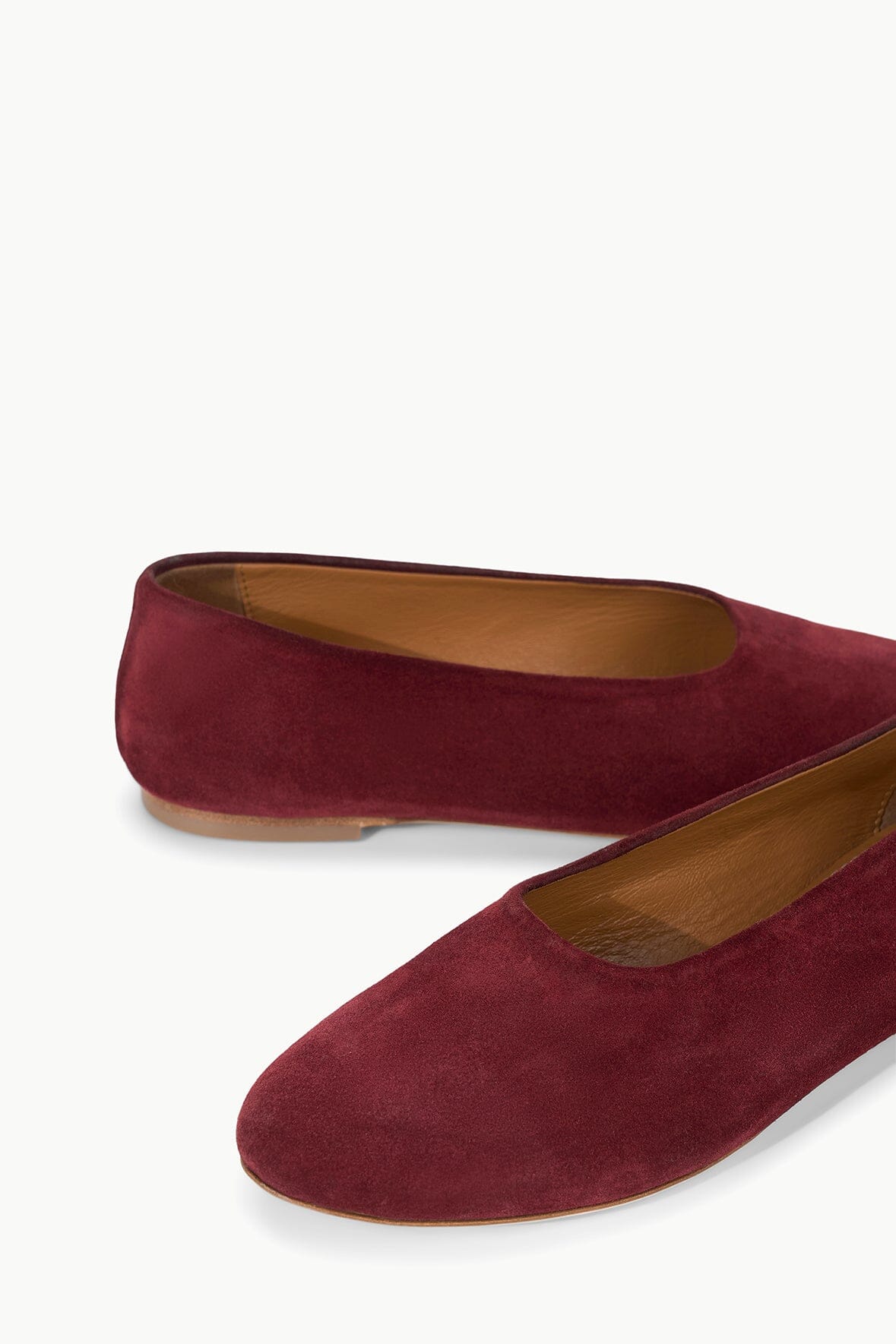 Image ALBA BALLET FLAT | PINOT SUEDE 4 of 4 and Clicking this image will trigger a zoom pop-up