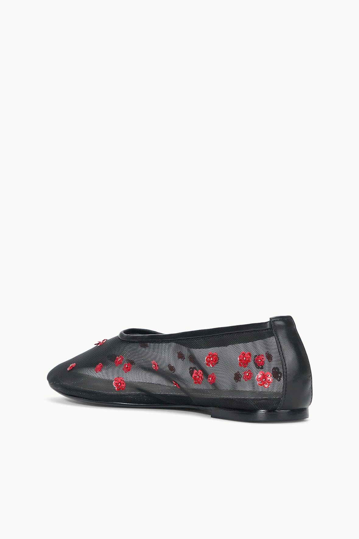 【新品・未使用】STAUD FLUFF BALLET FLAT STAUD Alba Ballet Flat | Neutrals | FARFETCH