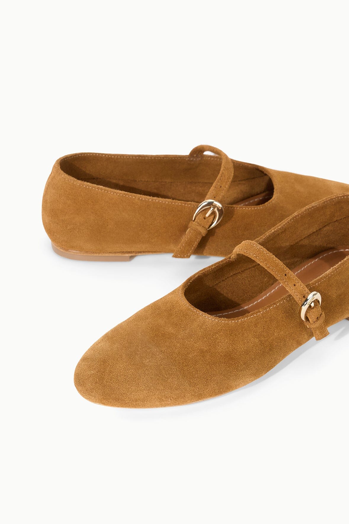 Image ALBA MARY JANE BALLET FLAT | TAN 6 of 7 and Clicking this image will trigger a zoom pop-up