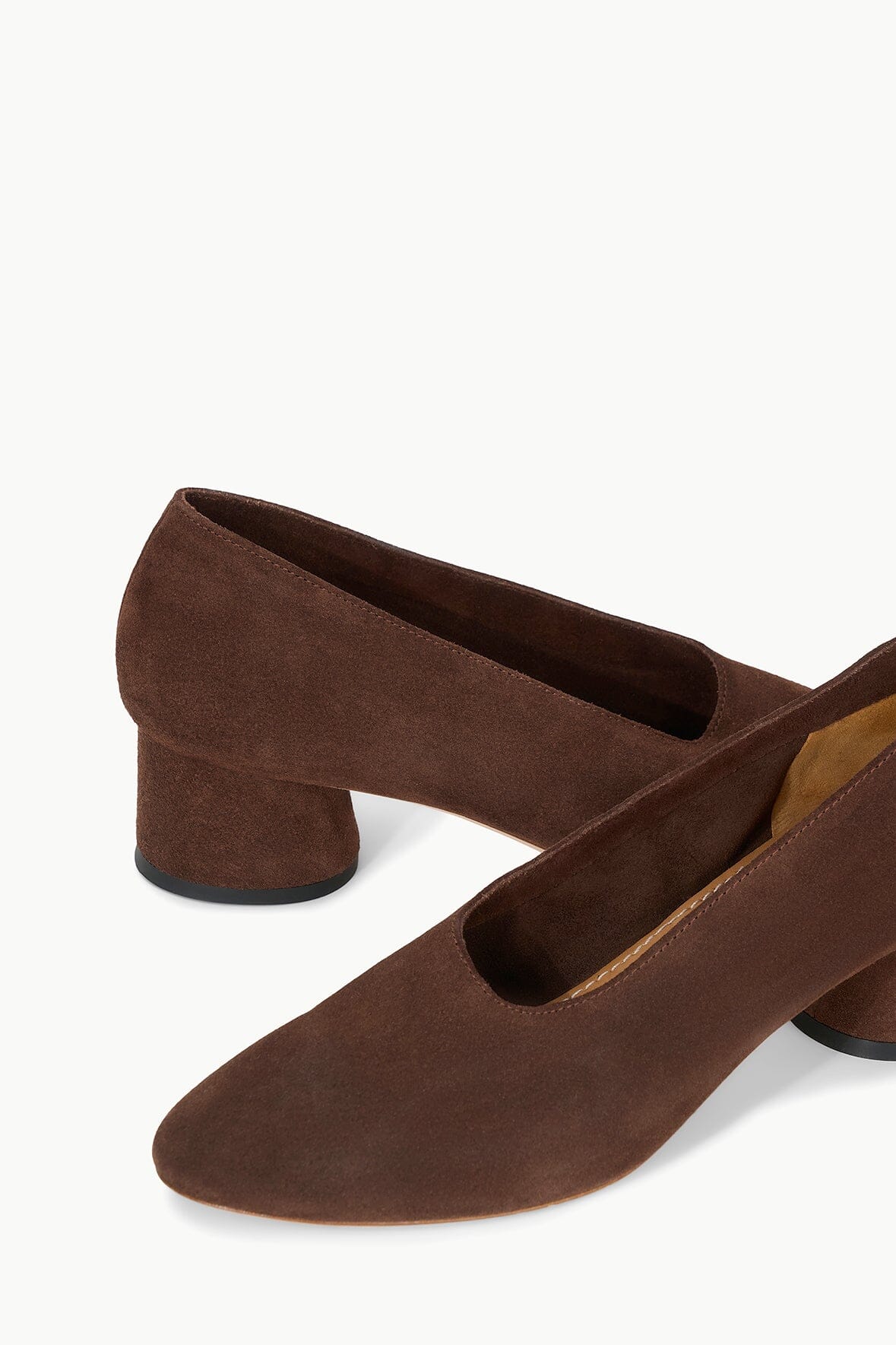 Image ALBA PUMP | MAHOGANY SUEDE 4 of 5 and Clicking this image will trigger a zoom pop-up