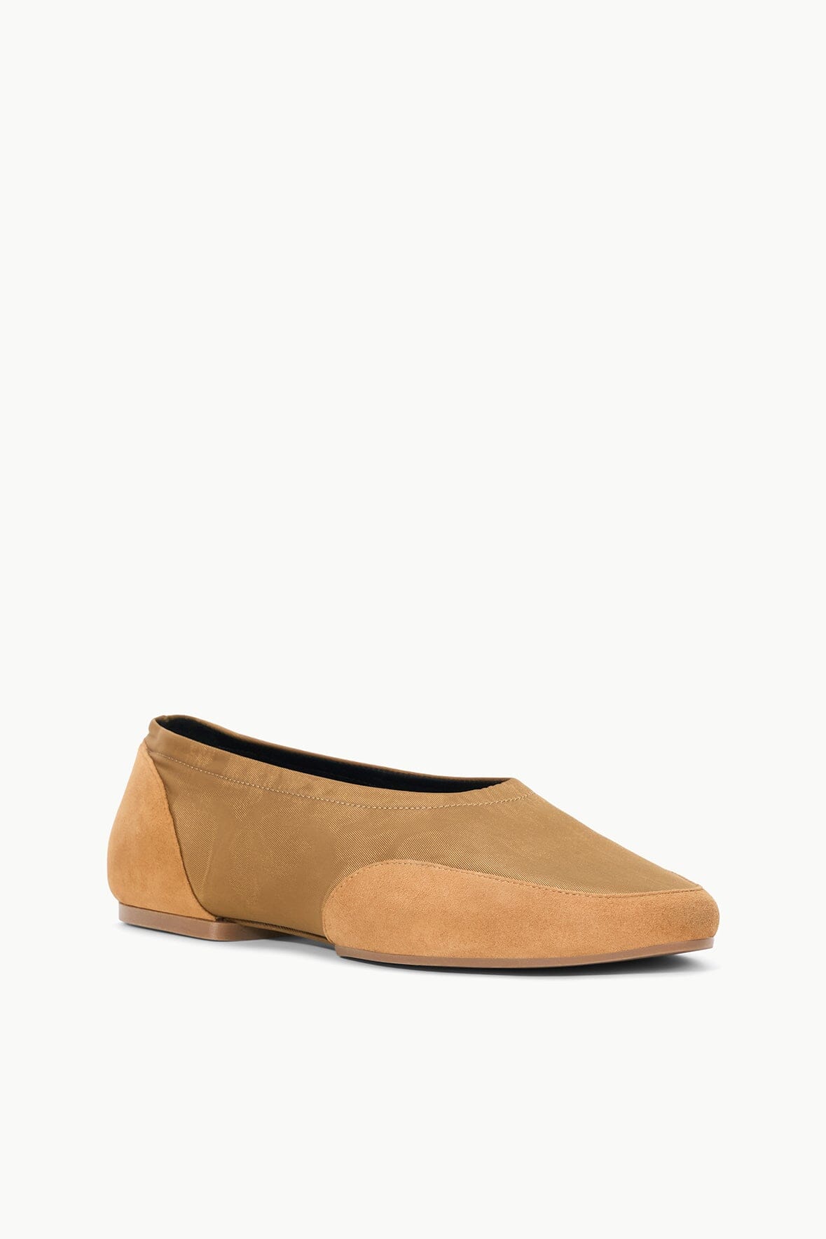 STAUD ALBA SPORT BALLET FLAT CAMEL