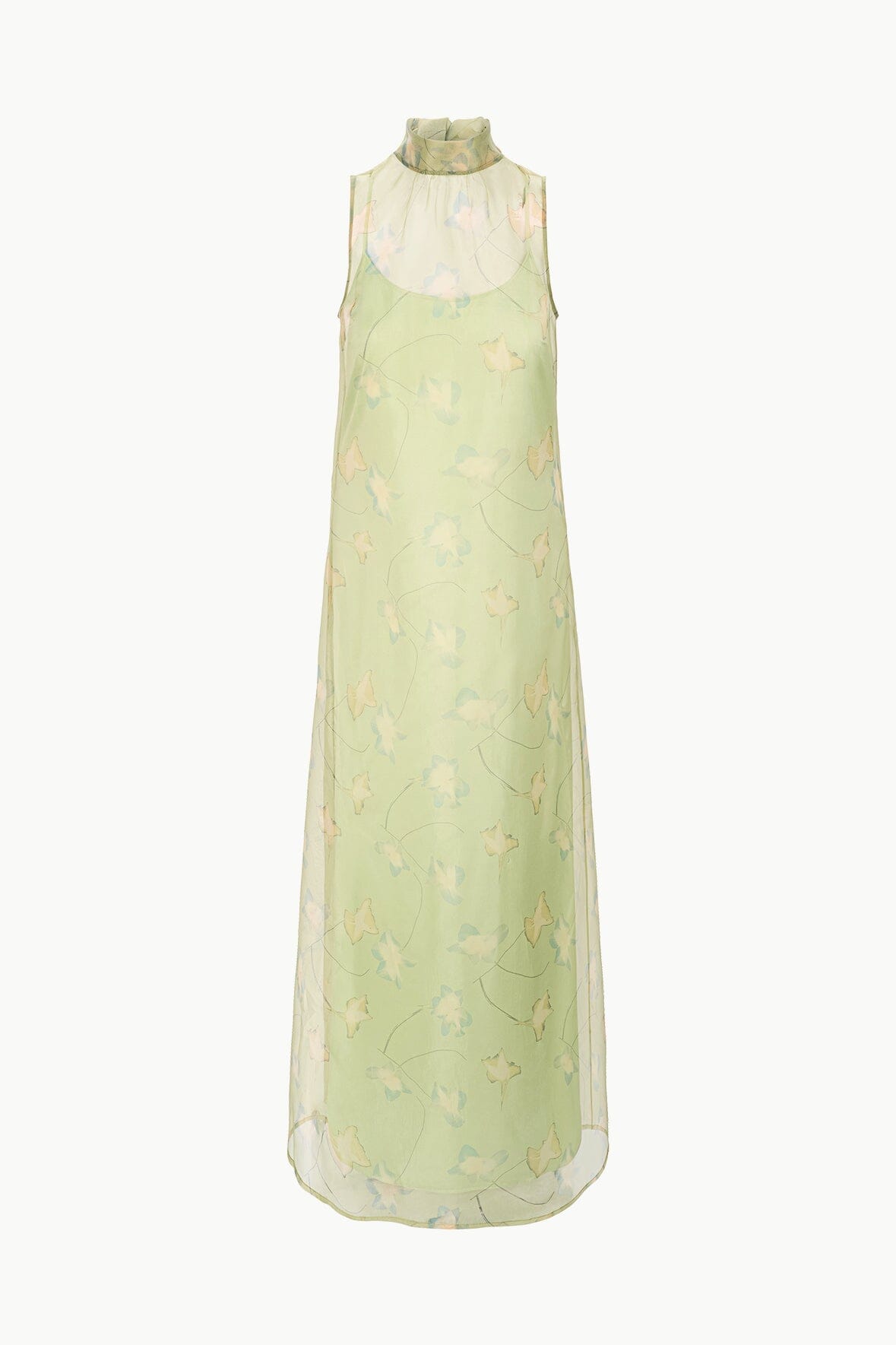 staud white and green dress STAUD Rocco Mini Dress | Stripe/Green | Size 8
