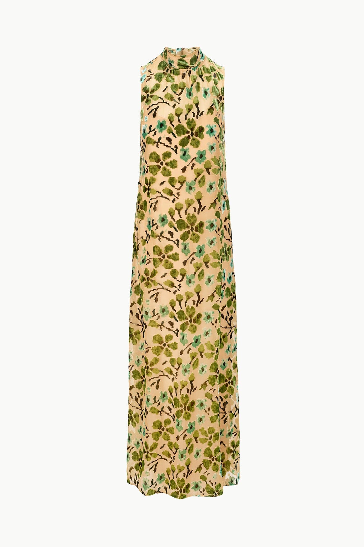 Image ALBEE DRESS | MOSS FLORAL TAPESTRY 6 of 6 and Clicking this image will trigger a zoom pop-up