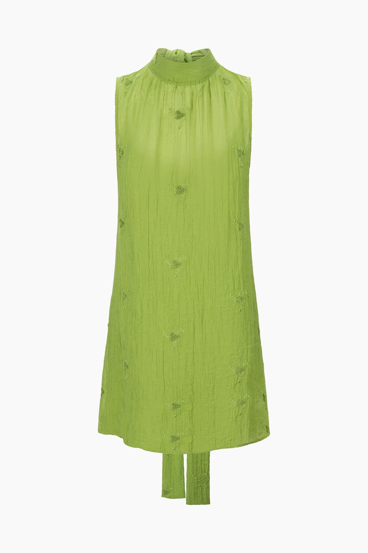 Image ADDY MINI DRESS | GARDEN GREEN 6 of 6 and Clicking this image will trigger a zoom pop-up