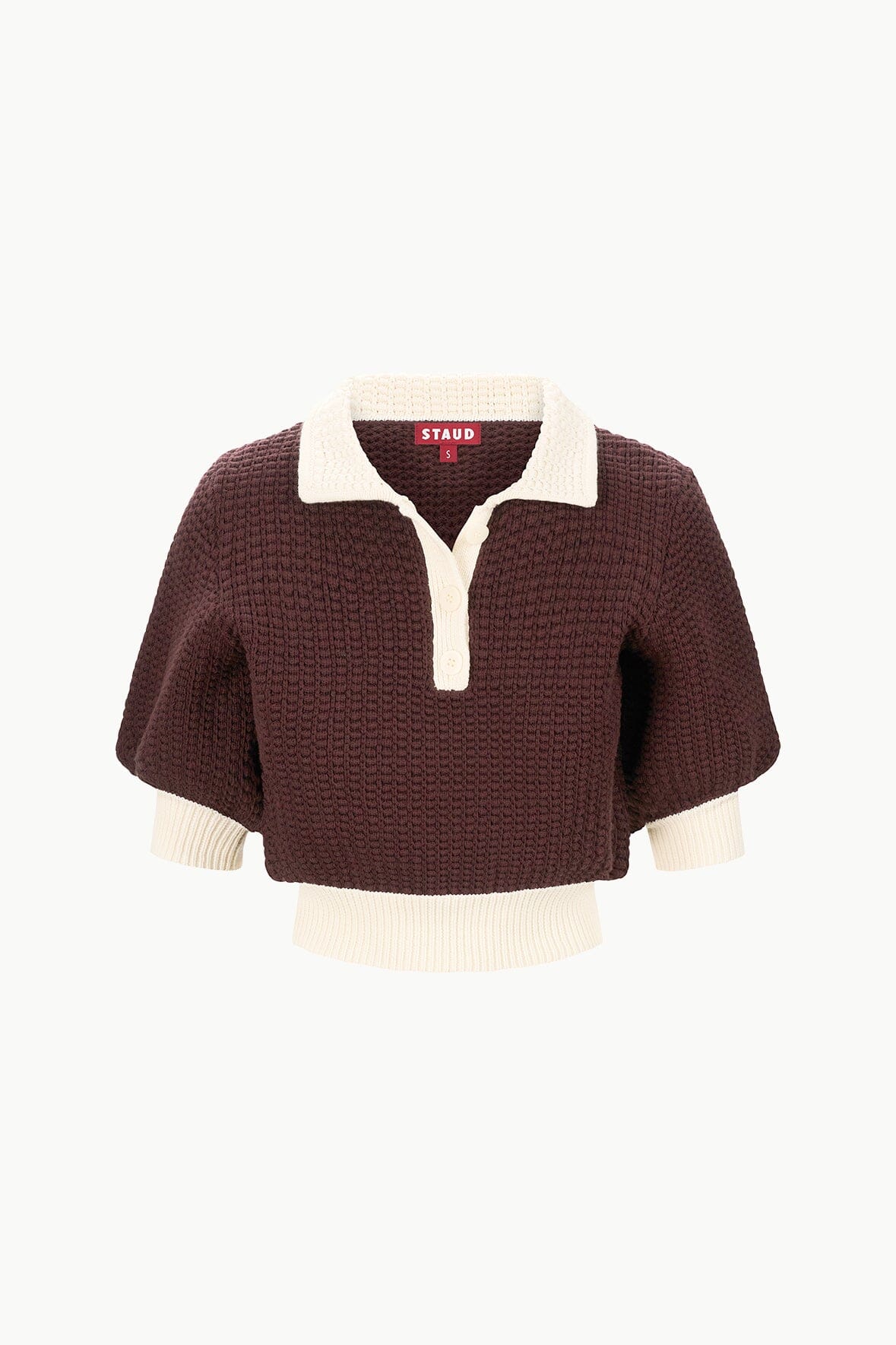 Image ALTEA SWEATER | DARK CHOCOLATE IVORY 4 of 4 and Clicking this image will trigger a zoom pop-up