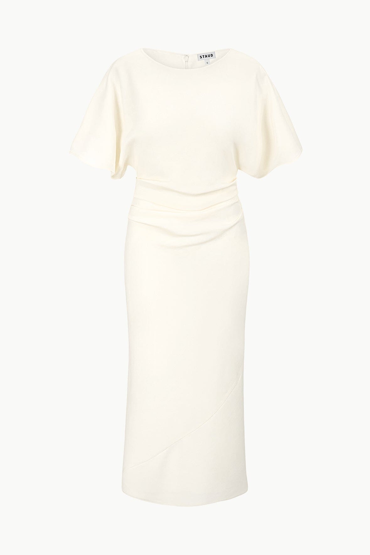 STAUD, Amelie Dress in Ivory, Size Medium STAUD, Amelie Dress in Ivory, Size Medium