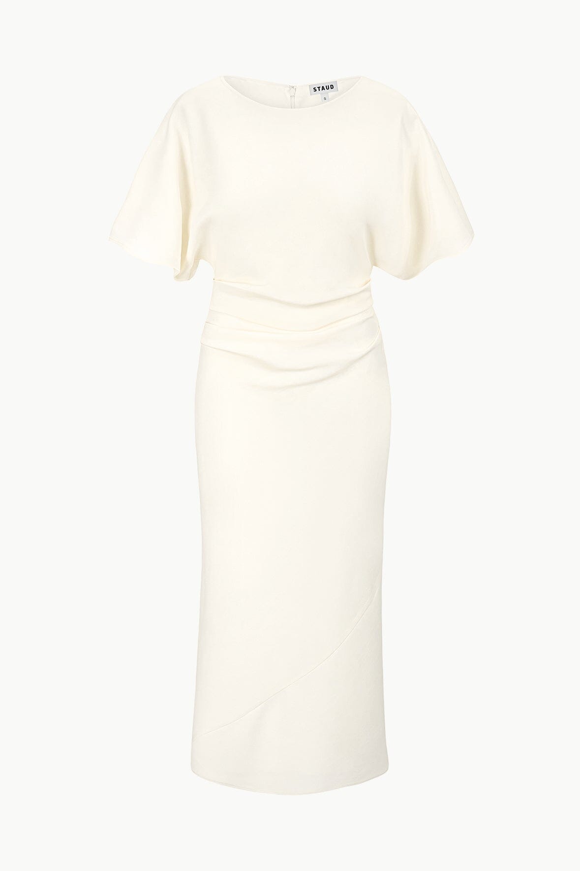 Image AMELIE MIDI DRESS | IVORY 6 of 6 and Clicking this image will trigger a zoom pop-up