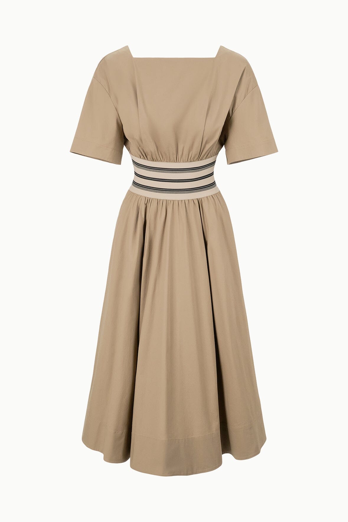 Image AMY DRESS | TAUPE 5 of 5 and Clicking this image will trigger a zoom pop-up