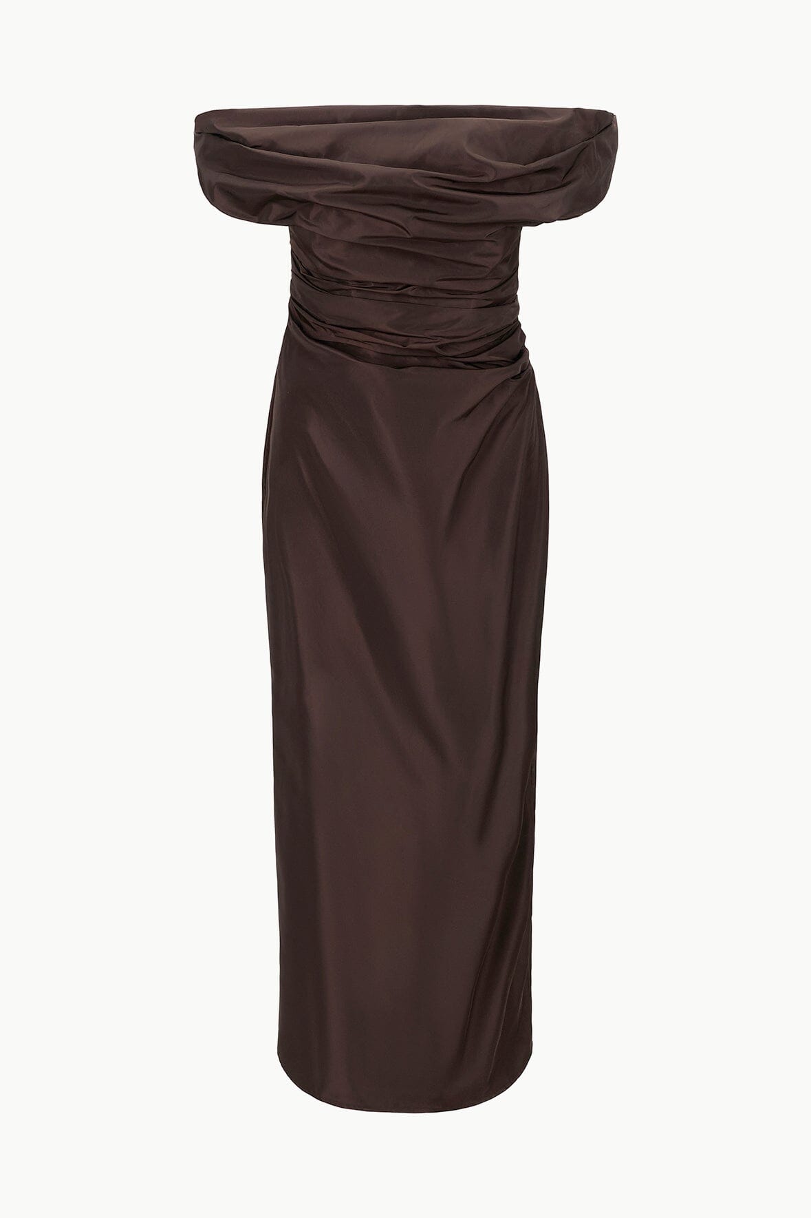 Image ANDREA DRESS | DARK CHOCOLATE 5 of 5 and Clicking this image will trigger a zoom pop-up