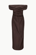 Image ANDREA DRESS | DARK CHOCOLATE 5 of 5