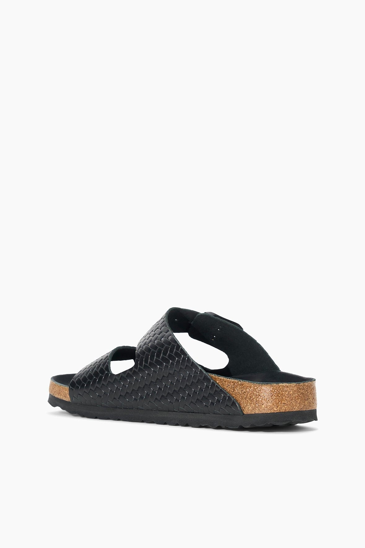 Image BIRKENSTOCK ARIZONA WOVEN EMBOSSED SANDAL | BLACK 5 of 7 and Clicking this image will trigger a zoom pop-up