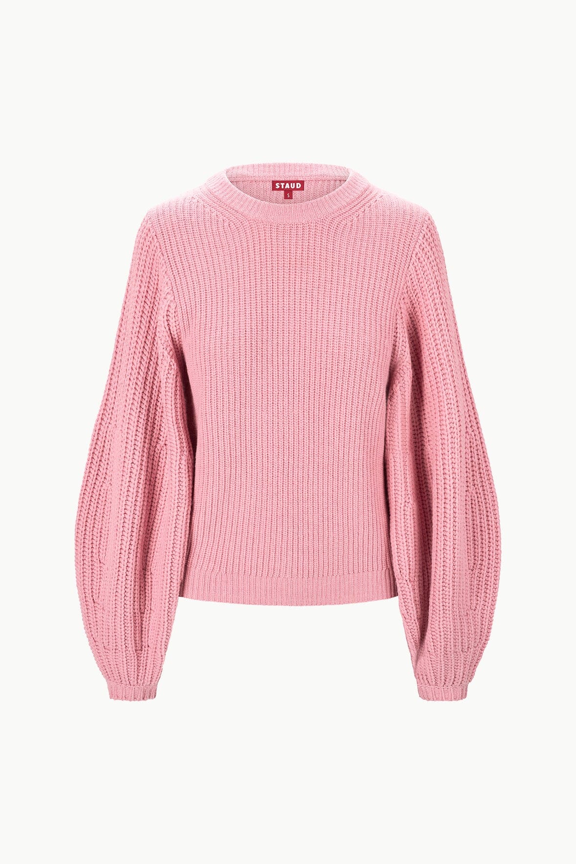 Image AURA SWEATER | DAMASK PINK 4 of 4 and Clicking this image will trigger a zoom pop-up