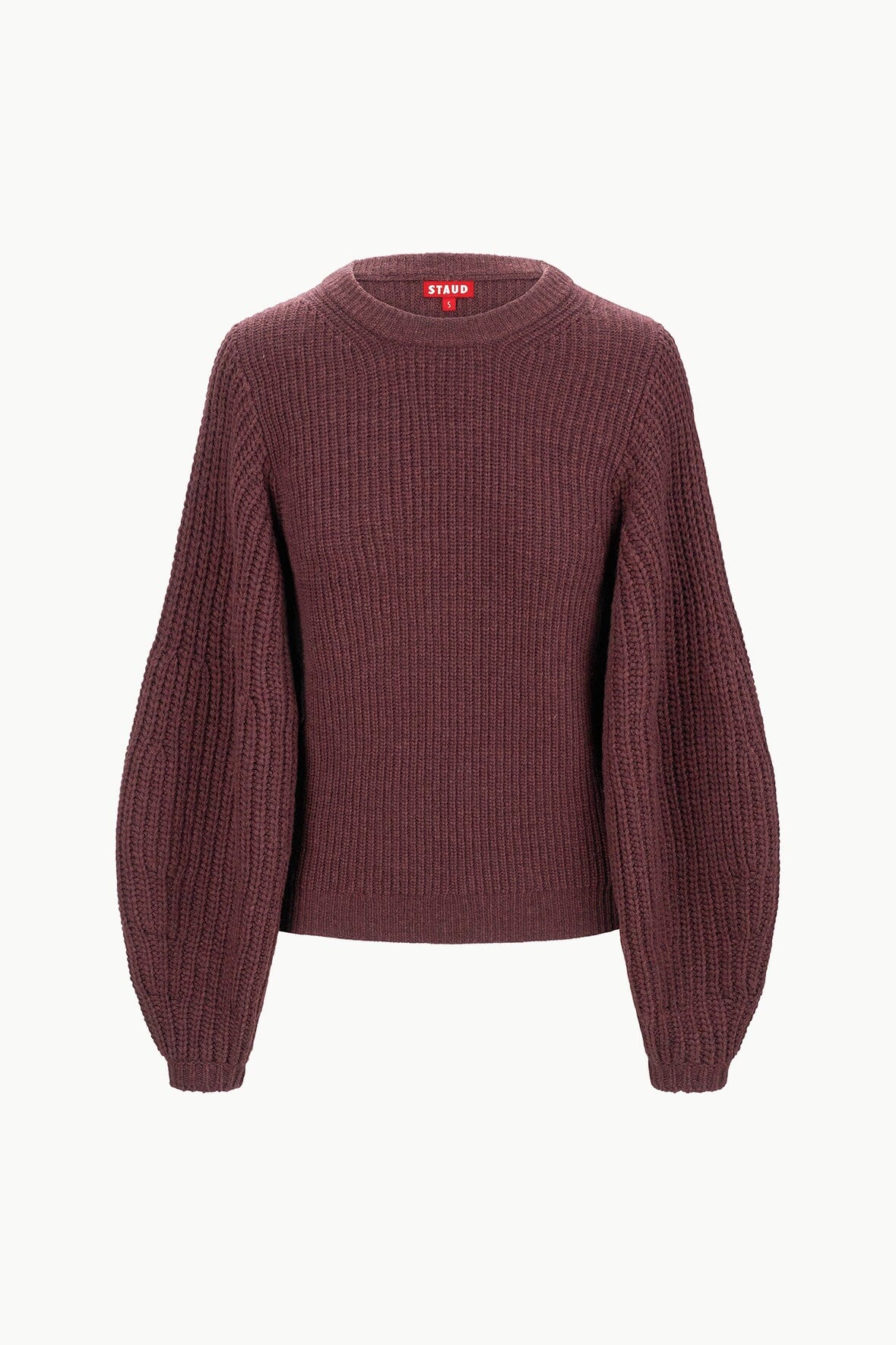 Image AURA SWEATER | MERLOT 4 of 4 and Clicking this image will trigger a zoom pop-up