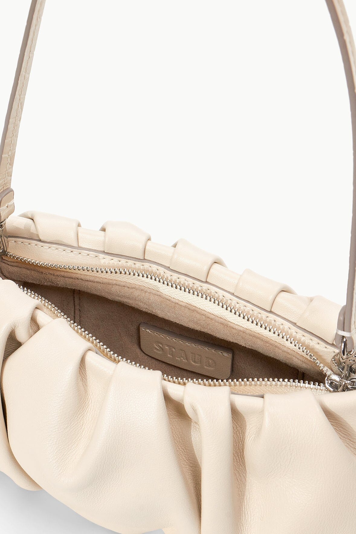 STAUD BEAN BAG | CREAM STAUD light pink/nude Leather bean Bag display picture 1