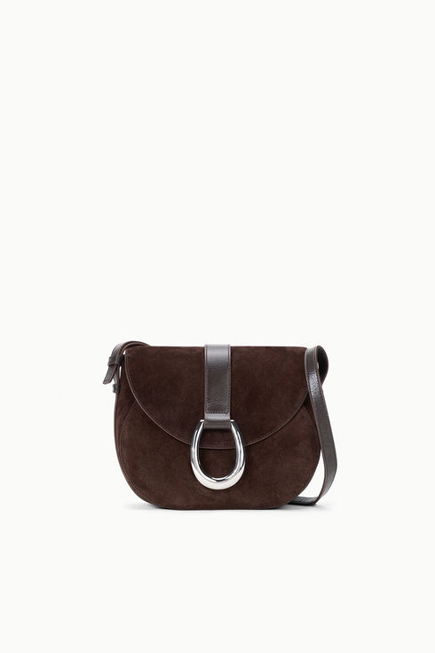 Go to BELLA SADDLE BAG ESPRESSO SUEDE view 1