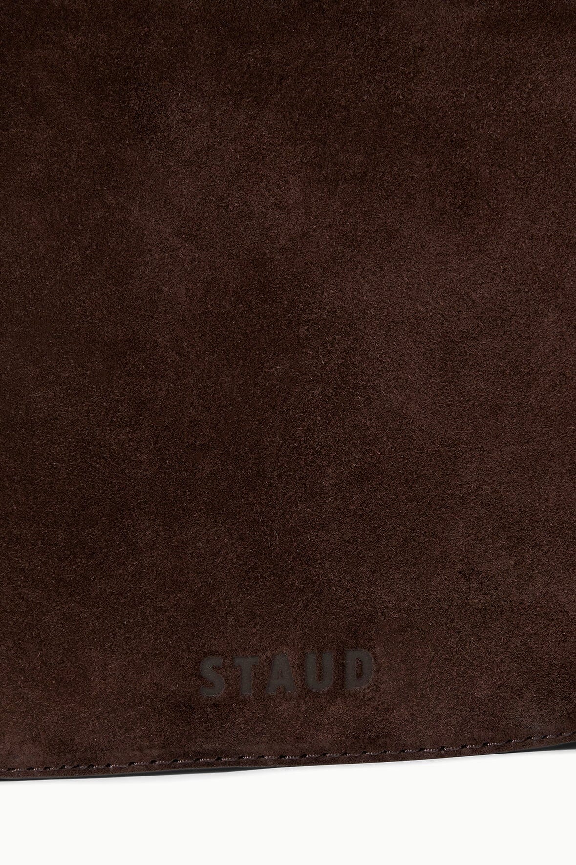 Image BELLA SADDLE BAG | ESPRESSO SUEDE 7 of 8 and Clicking this image will trigger a zoom pop-up