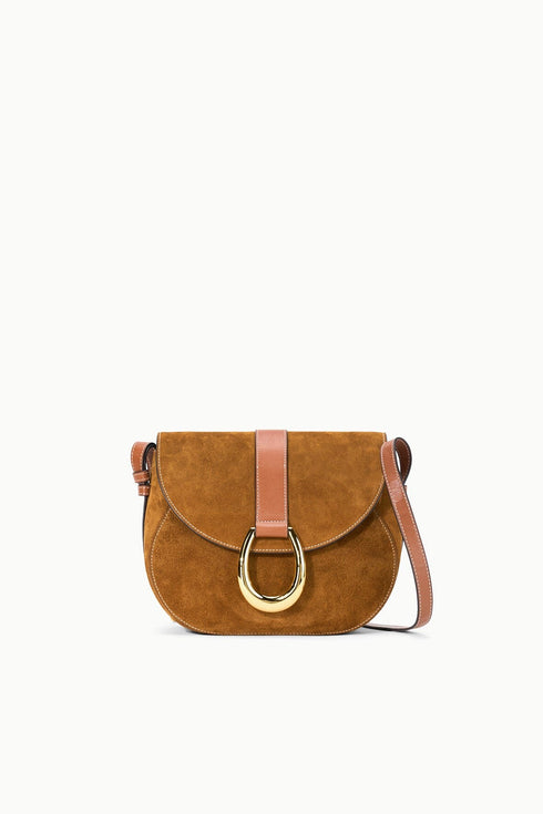Go to BELLA SADDLE BAG TAN SUEDE view 1