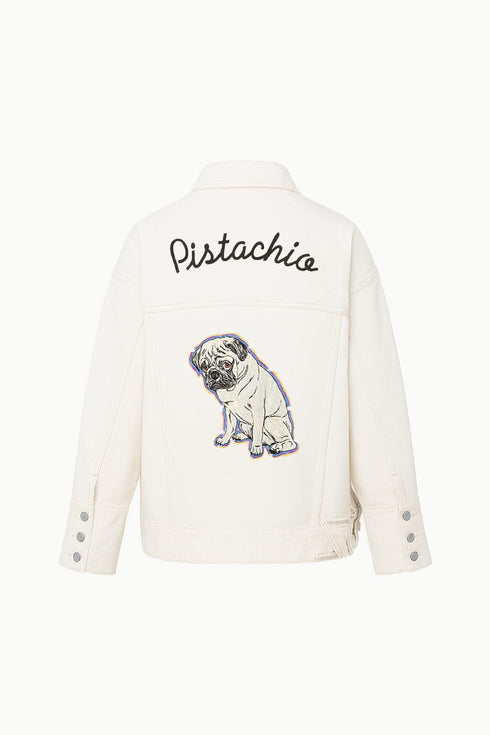 Go to CUSTOM STAUD x C.BONZ THE BIGGEST JEAN JACKET WHITE view 2