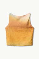 STAUD BOA LINEN TOP PASTEL CLOUDS STAUD BOA LINEN TOP PASTEL CLOUDS